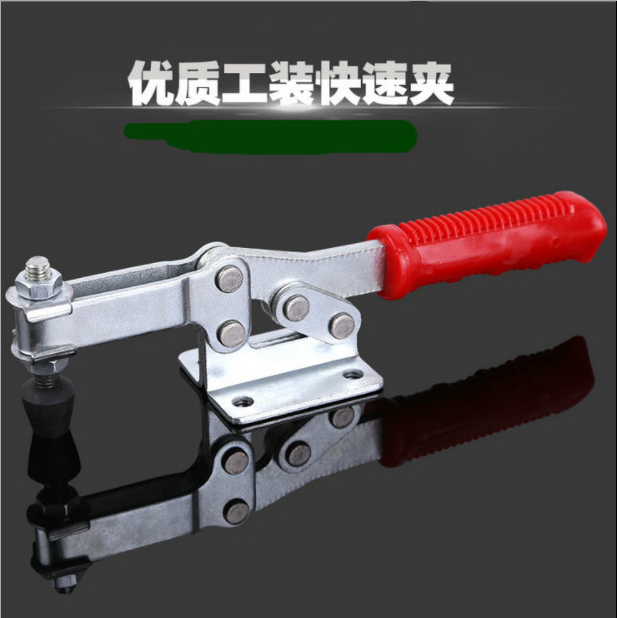 快速夹具水平式夹钳201C 203F焊接工装夹紧器木工雕刻机压紧器