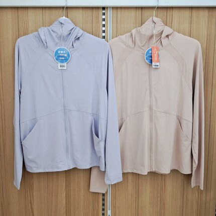 都市丽人女士防晒衣LHH7A1高弹立体裁剪冰感凉透气薄款连帽防晒衣