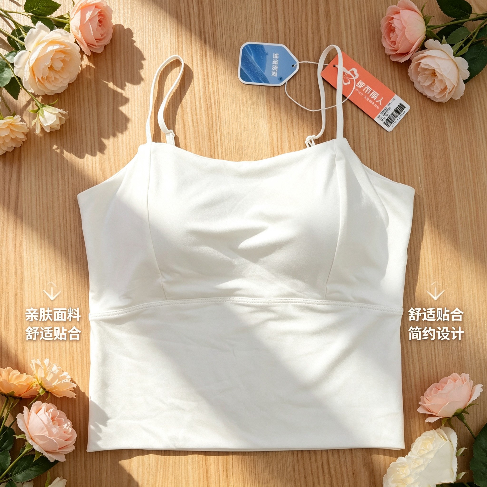 都市丽人女士吊带背心冰丝背心