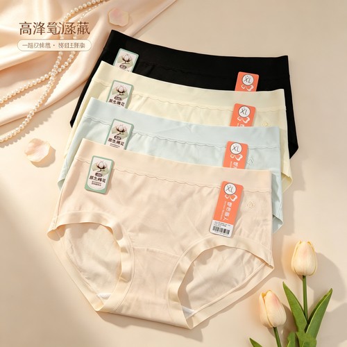 都市丽人女大版型中高腰棉质内裤