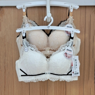 都市丽人文胸YB41A3YB42A3无钢圈聚拢A上薄下厚B超薄婴肌棉内衣