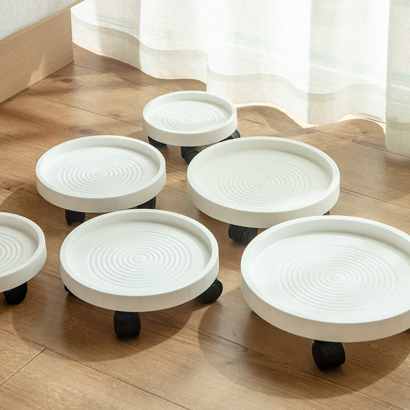 花盆托盘带轮可移动塑料