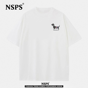 奥莱甄选|万人种草|达人推荐|大码300斤腊肠犬剪影短袖t恤男女款