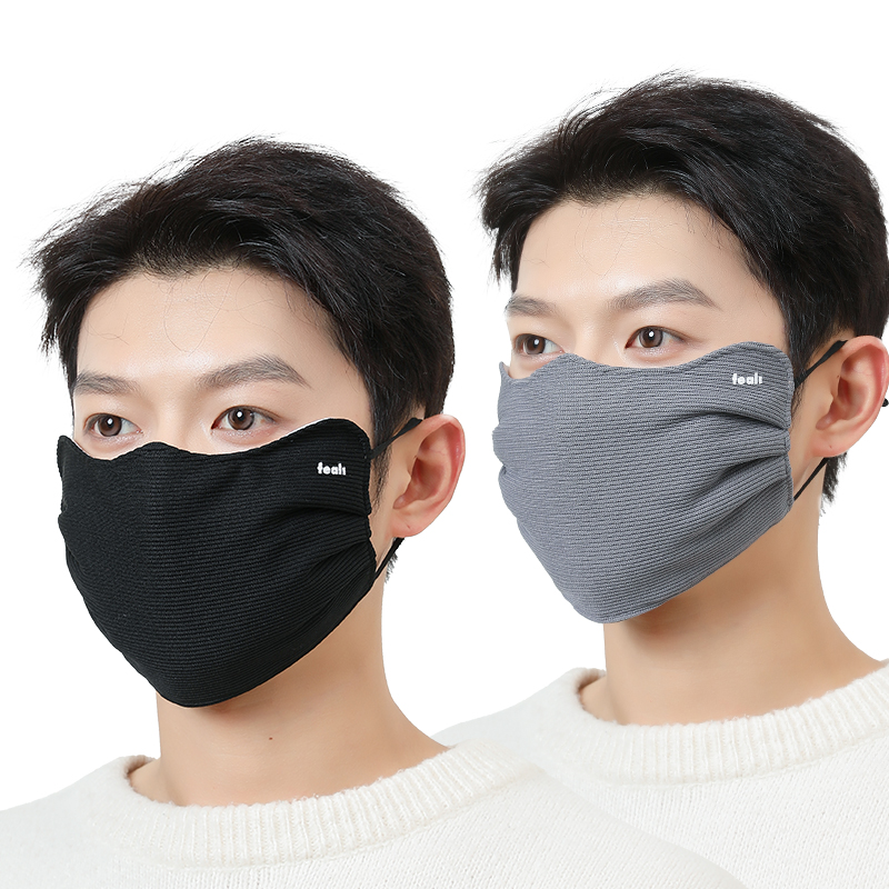冬季加厚加大保暖棉布透气口罩