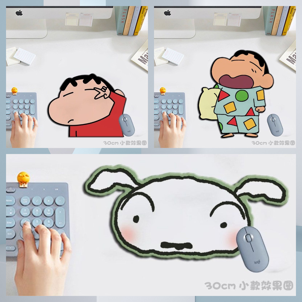 蜡笔小新异形大号鼠标垫图片
