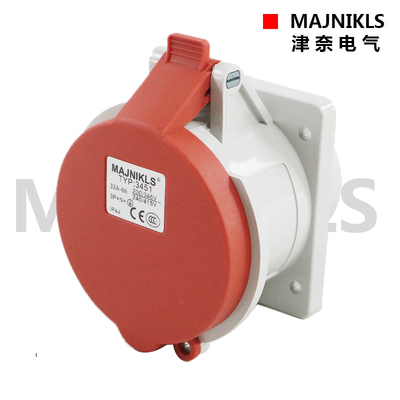 majnikls新款欧标强电暗装插座