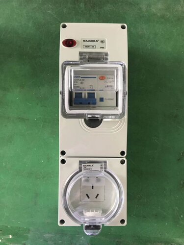 防水插座56SO310F漏电保护户外室外露天别墅庭院草坪花园明装插座