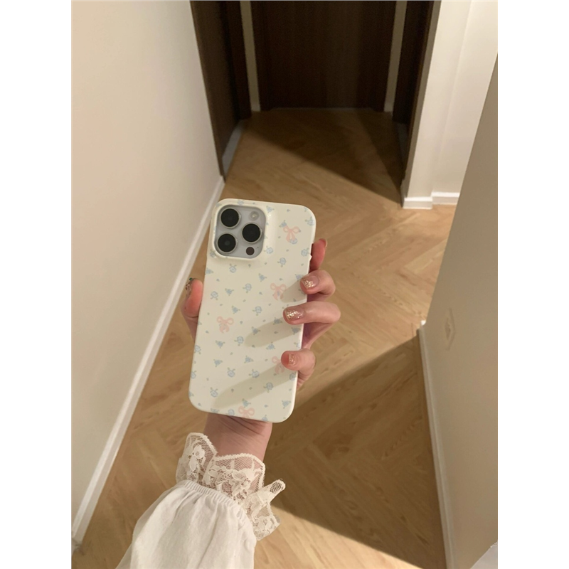 温柔风碎花适用苹果壳iPhone15promax韩国进口二合一菲林壳14全包13半包原创ins小众12mini可爱卡通简约