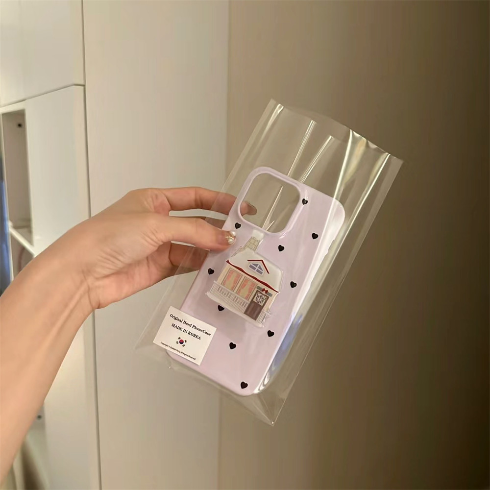 适用于苹果15promax壳iphone13菲林紫色爱心11/12pro个性mini创意xsmax新xr亮面全包plus保护套13promax