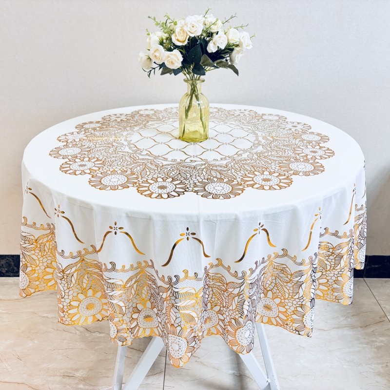 小圆桌桌布茶几台布欧式防烫防水加厚免洗家用台布PVC塑料桌布,居家布艺,桌布,淘宝优惠券,粉丝福利购,淘宝优惠卷