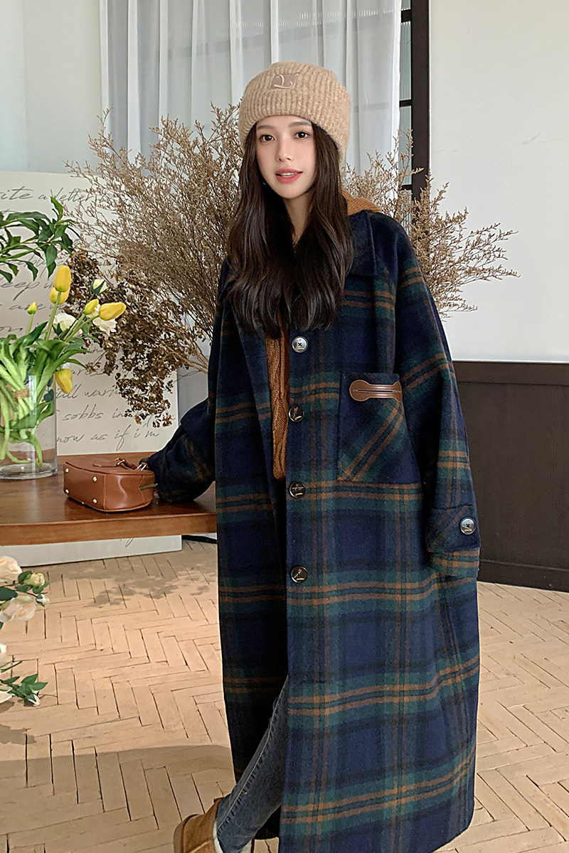 现货25冬款双面呢大衣2D152-3036-P295K429,女装毛呢外套,2D152