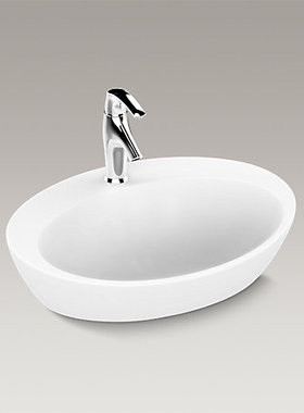 KOHLER/科勒 皓玥椭圆型台上盆碗盆洗脸盆台盆洗手盆 K-2764T-1-0