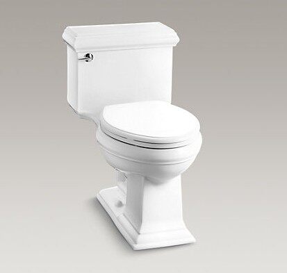 科勒正品 K-3451T-0梅玛连体座便器4.8升节水坐便器五级旋风