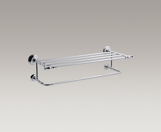 KOHLER/科勒卫浴 雅蒂诗24寸铜拉丝双层浴巾架毛巾架 K-72575特价