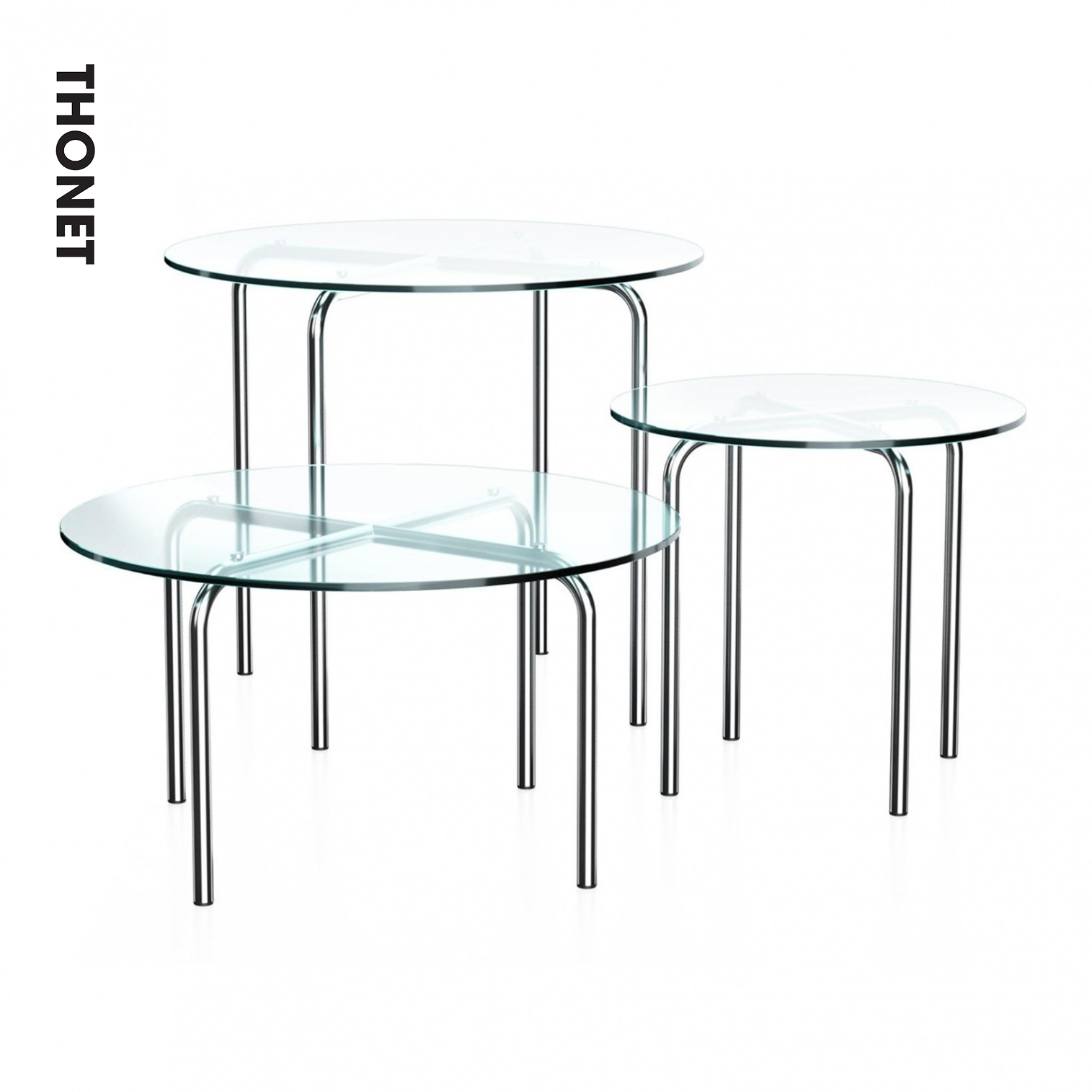 德国 Thonet MR515 系列茶几 大师经典设计 优雅