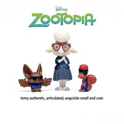 疯狂动物城 羊市长 摆件公仔模型 头可转动