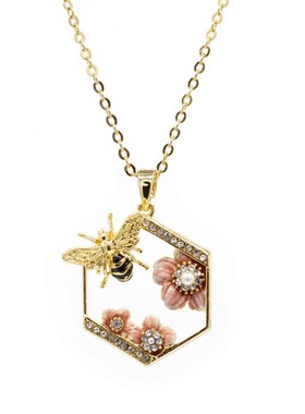 宝石吊坠女可爱包金11