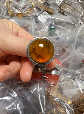 欧美外贸库存尾货孤品处理不退换品牌老货牌子货复古宝石戒指指环