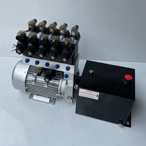 220V2.2KW-10L-6组电磁阀-6液压锁液压动力单元