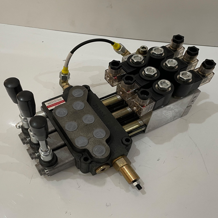 DCV40-3OT-DC24整体式电液控液压多路阀