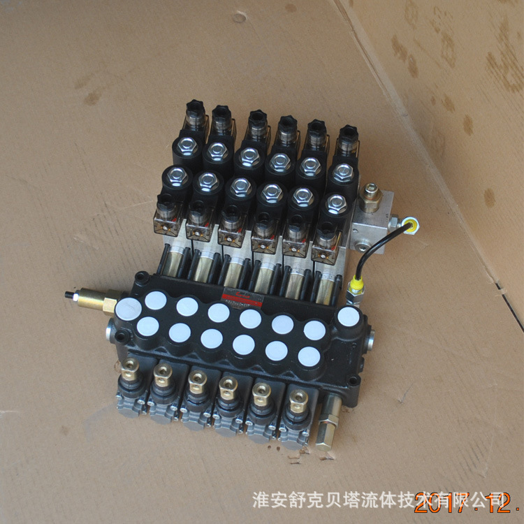 DCV40-5YT-DC24V电液控两用多路换向阀