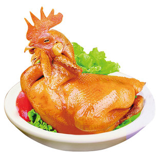 德州桂香斋五香扒鸡包邮真空烧鸡整只卤味鸡肉熟食小吃特产礼品