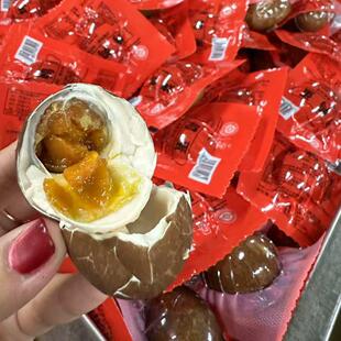 盐河故道正宗衡水湖特产王铁证烤鸭蛋独立包装单枚非遗黄泥腌流油