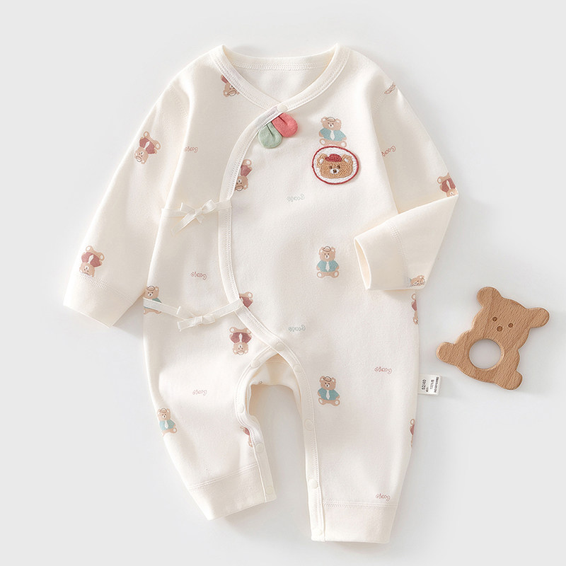 新生婴儿衣服a类纯棉春秋0到3个月宝宝连体衣系带冬天打底蝴蝶衣,童装/婴儿装/亲子装,连身衣/爬服/哈衣,淘宝优惠券,粉丝福利购,淘宝优惠卷
