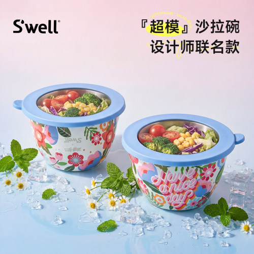 Swell联名款沙拉碗家用2025新款