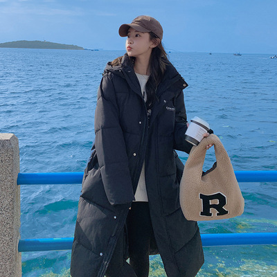 新款长款羽绒棉服女2025冬季优雅