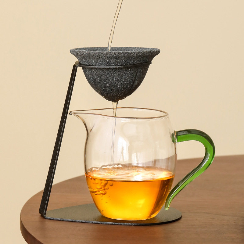 无孔茶漏茶滤公道杯茶水分离茶滤网一体泡茶神器小青柑功夫茶具