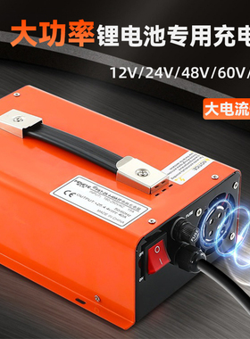 磷酸铁锂电池专用充电器12V30A50A100A150A24V大功率大电流充电器