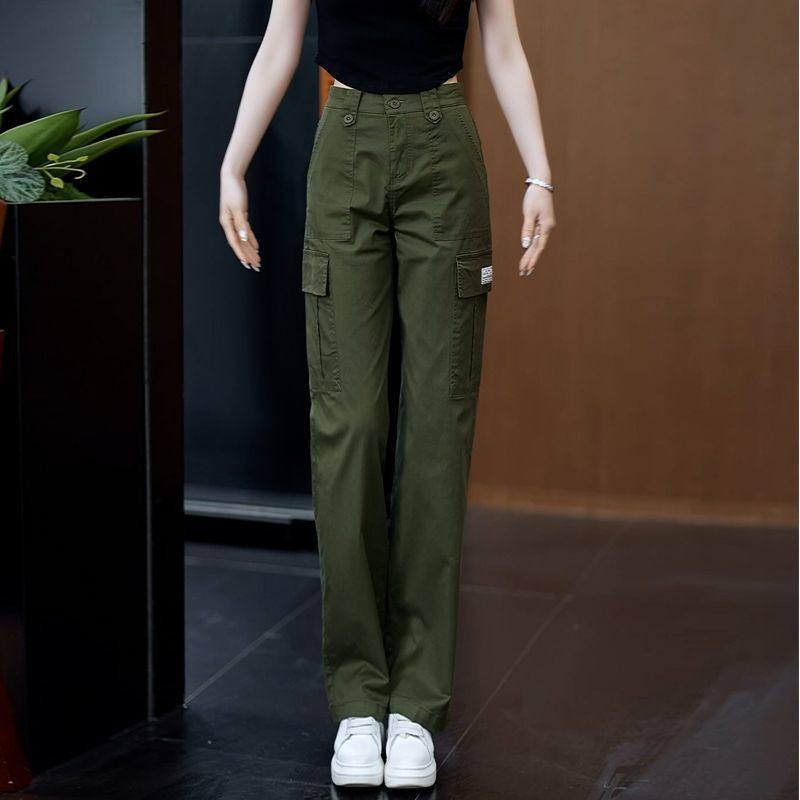 帅气出片工装裤子女耐磨春秋修身跳舞运动休闲显瘦哈伦裤百搭时尚