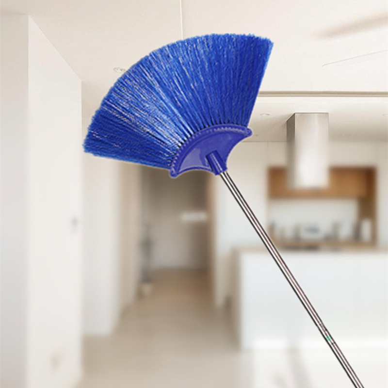 不锈钢柄加长清洁屋顶蜘蛛网刷