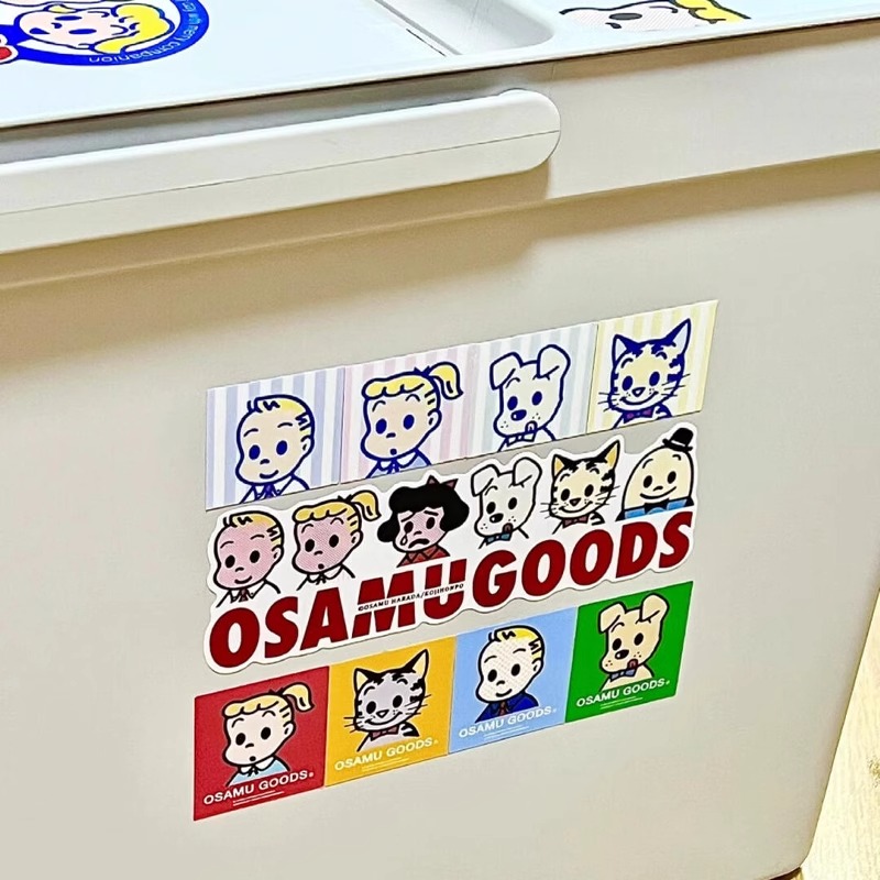 原田治贴多巴胺贴纸防水不留胶行李箱电动车收纳盒水杯装饰贴纸