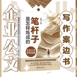 笔杆子是怎样炼成的:企业公文写作实践 孙建东 北京大学旗舰店正版