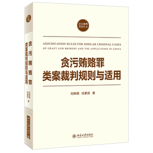 贪污贿赂罪类案裁判规则与适用 法官裁判智慧丛书 北京大学旗舰店正版