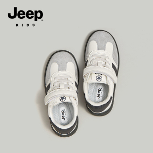 2025秋季 休闲板鞋 新款 学生开学童鞋 子 jeep儿童小白鞋 男童鞋 运动鞋