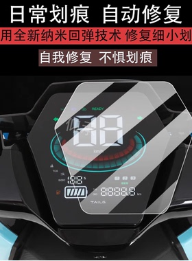 适用台铃追光者仪表膜台铃电动车屏幕膜TL2000DT-33T液晶非钢化
