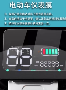 适用于雅迪莱达Pro仪表膜莱达YD1200DT-25D46B/37A/16D/E-W/CE-C