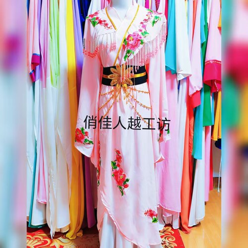 俏佳人越工访新款戏曲越剧黄梅戏歌仔戏闽剧丫鬟宫女仙女舞蹈服装