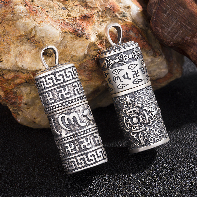 纯银六字真言楞严咒挂件项链煤油打火机吊坠转运护身符辟邪嘎乌盒|msdalam kategori ZIPPO/Swiss Army Knife/cermin mata, pemetik api jenama dan aksesori, lain, minyak tanah ringan - dari Buy2taobao.com untuk memberikan perkhidmatan ejen Taobao profesional membeli