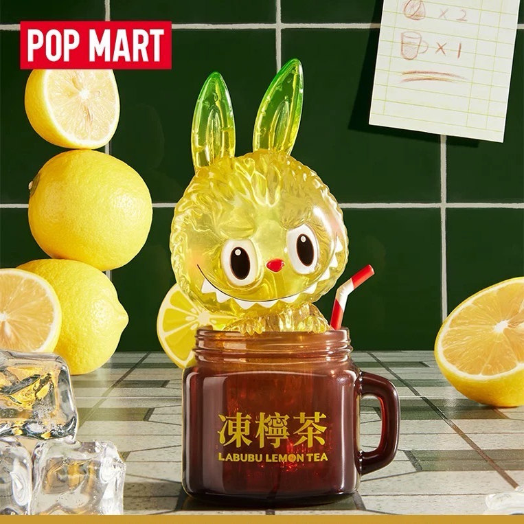 POPMART泡泡玛特labubu冻柠茶吊卡手办摆件礼物潮流时尚送女孩