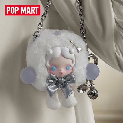 POPMART泡泡玛特SKULLPANDA餐桌系列迷你包方糖的落跑潮玩斜挎包