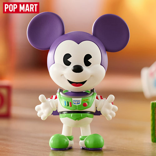 POPMART泡泡玛特迪士尼米奇REMIXED：米奇遇见皮克斯系列手办盲盒