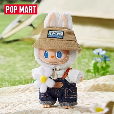 POPMART泡泡玛特拉布布小春野LABUBU春天野在家搪胶毛绒公仔挂件