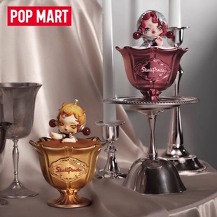 POPMART泡泡玛特SKULLPANDA餐桌系列香薰蜡烛盲盒潮玩居家摆件