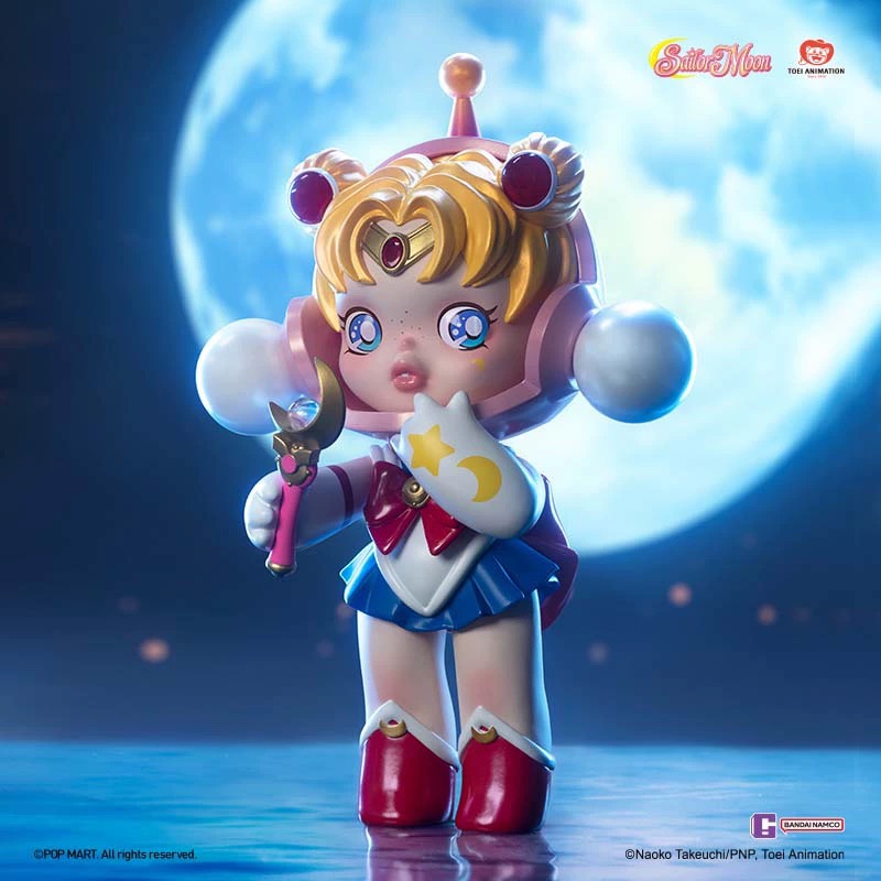POPMART泡泡玛特SKULLPANDA美少女战士手办SP大娃玩具礼物摆件