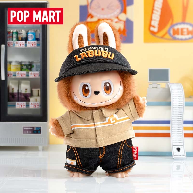 POPMART泡泡玛特拉布布LABUBU怪味便利店系列搪胶毛绒吊卡