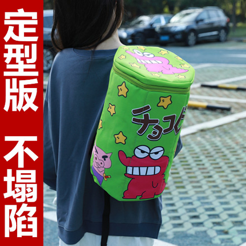 蜡笔小新饼干包羽毛球包双肩